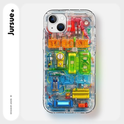 Ốp lưng JURSUE Ốp lưng độc lạ ngầu thời trang  cho iPhone 16 15 14 13 12 11 PRO MAX SE 2020 X XR XS ip 8 7 6 6S PLUS kute H5166Q