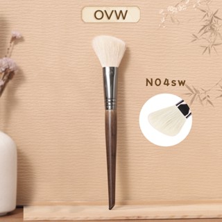 【OVW Cọ đánh má hồng N04SW bằng lông dê trắng