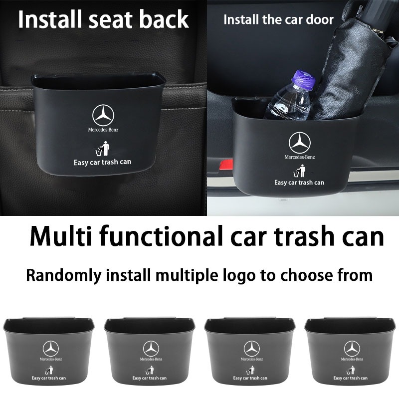 Hộp lưu trữ ô tô Mercedes Benz cho túi đựng rác ô tô, treo cửa sau cắm hộp ô A-level C-level E-level