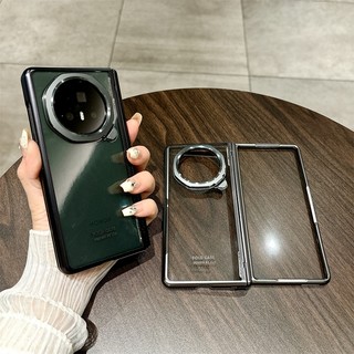 Ốp điện thoại siêu mỏng trong suốt khung mạ điện cho vỏ Huawei Honor Magic V3