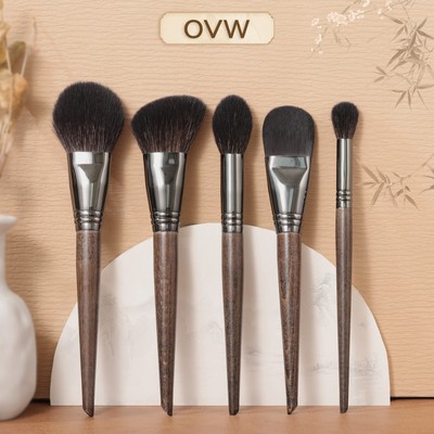 【OVW】 5 Chiếc Chuyên Nghiệp Nổi Bật Cọ Trang Điểm Blusher Máy Xay Sinh Tố Lớn Chi Tiết Highlight Brush XQ34567