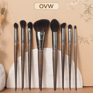 【OVW Bộ cọ trang điểm chuyên nghiệp 8 chiếc Phấn má hồng đường viền Phấn mắt Bộ cọ mỹ phẩm XQ457810111219