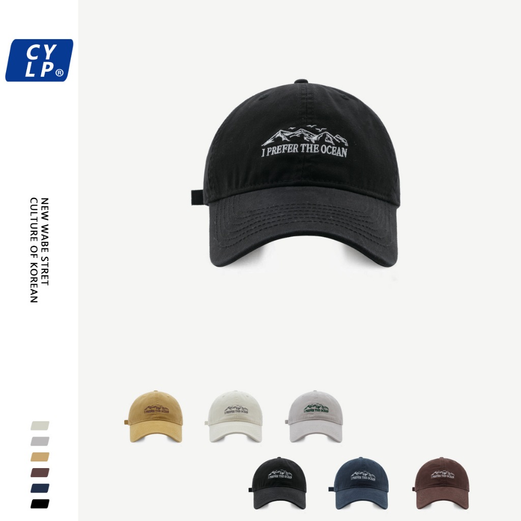 Mũ bóng chày thêu chữ mới phong cách Hàn Quốc mũ lưỡi trai đa năng thời trang