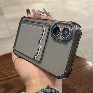 Ốp Lưng Trong Suốt Cho OPPO A18 A38 A58 A78 A17 A17K A79 A60 A98 Vỏ Điện Thoại Ví Ảnh Túi Đựng Thẻ Trong Suốt Mềm Chống Sốc