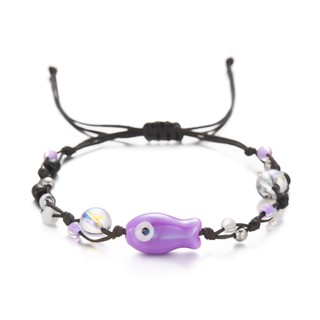 Gmai Phước Lành Quỷ Mắt Cá Vòng Tay Cho Người Phụ Nữ Hạt May Mắn Handmade Bện Có Thể Điều Chỉnh Dây Đeo Tay Quà Tặng Phụ Kiện
