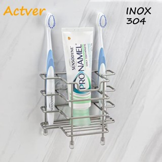 Actver Giá đỡ đựng bộ để bàn chải đánh răng điện bằng thép không gỉ, Kệ đựng bót đánh răng, kệ bàn chải đánh răng gắn tường / 1 cái