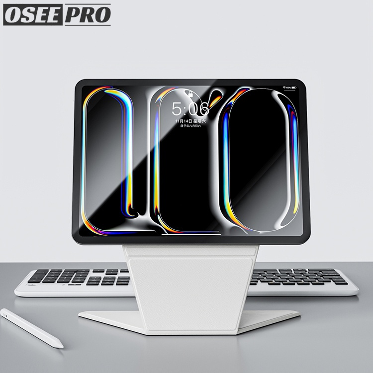 Osee Pro Ốp lưng ipad 2 trong 1 có thể tháo rời từ tính gấp chữ Y có lực hút siêu từ cho iPad M4 Pro