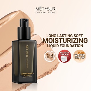 Metysur Kem nền trang điểm lâu trôi Kem chống sương mù mềm Kem nền dưỡng ẩm chống thấm nước và chống mồ hôi