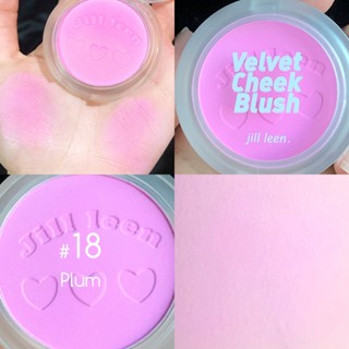 Phấn Má Hồng JILL LEEN  Màu Đào Lấp Lánh Chất Lì Chống Thấm Nước Làm Sáng Da  Nội Địa Trung