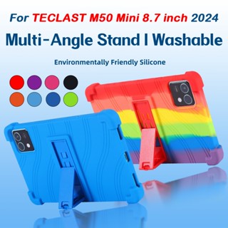 Dành cho TECLAST M50 Mini 8.7 inch 2024 Vỏ máy tính bảng silicon mềm TECLAST Máy tính bảng Android Vỏ chống rơi thời trang