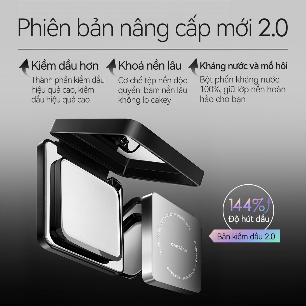 Phấn Nén kiềm dầu Carslan Soft Mist 24h Phấn Phủ trang điểm Mềm Mại Lâu Trôi 8g | BigBuy360 - bigbuy360.vn