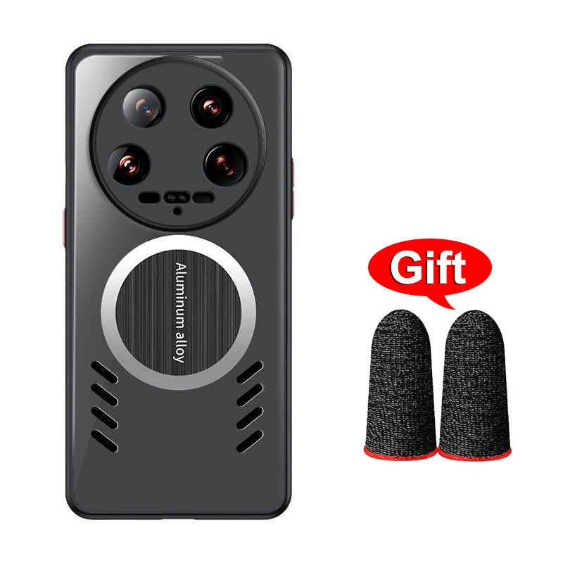 Dành Cho Xiaomi Mi 14 Ultra Ốp Lưng Mi14 Hợp Kim Nhôm Tản Nhiệt Vỏ Cho Xiaomi 14Ultra Mi 14 14T Pro 