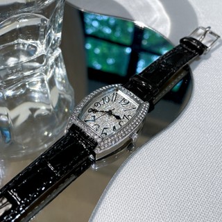 〖CILOA〗 (có hộp quà) Đồng hồ chính hãng thời trang Gypsophila 2024 Đồng hồ nữ phong cách mới Mặt số hình thùng Dây da mềm Đồng hồ nữ chống nước thạch anh Đồng hồ nam kim cương đầy đủ Đồng hồ cặp đôi sinh viên 5878