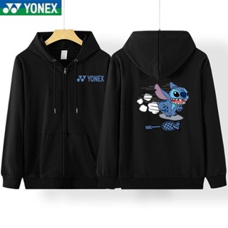  24 áo sơ mi bóng bàn và cầu lông YONEX mới thoáng khí và thoải mái đồng phục đội mua nhóm nam nữ áo khoác dây kéo thể thao 