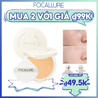 Phấn phủ Focallure kiềm dầu tự nhiên lâu trôi chống nước và mồ hôi