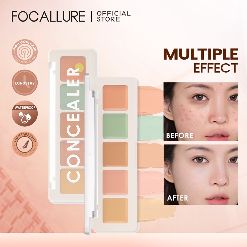 Bảng Kem Che Khuyết Điểm Focallure Độ Che Phủ Cao Chống Nước Lâu Trôi