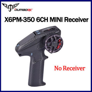 Dumborc 6CH X6PM-350 2.4G 4.8-12V Bộ phát vô tuyến Mini cho DUMBORC X6F Mini / X6F / P6FG / X6DCG Bộ thu hồi chuyển RC Xe thuyền Đồ chơi mô hình xe tăng