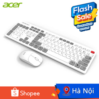 Bộ bàn phím và chuột không dây Xiaomi Youpin Acer OAK920 Nút tông màu sáng kết nối 2.4G Tự động ngủ cho văn phòng, học tập và thể thao điện tử
