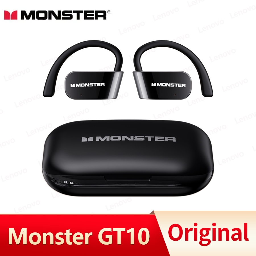 Monster GT10 Tai nghe Bluetooth 5.4 OWS Open không dây âm thanh tốt có Game Mode Tai nghe Treo Vành 