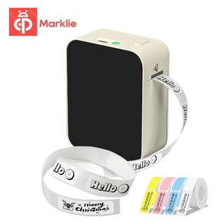 Máy in nhãn nhiệt Marklife P15 Nhãn dán nhãn Bluetooth Máy in nhãn Máy tạo nhãn Mini Di động Tương tự như Niimbot D11 D110 Máy tạo nhãn