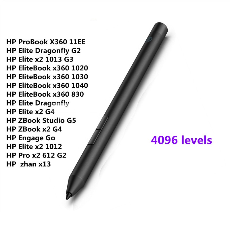 4096 cấp độ cảm ứng Bút cảm ứng HP Active Pen G3 (6SG43AA) Dành cho Laptop HP EliteBook X360 830 G5 