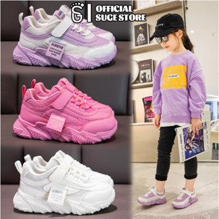 SUGE giày thể thao lưới trắng cho bé trai va bé gái 10 tuổi thoáng khí thời trang thường ngày mới cổ điển dành Mùa đông