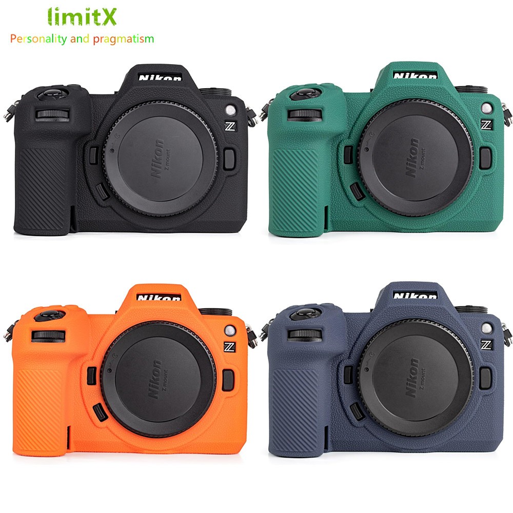 Dành Cho Nikon Z6III Z6 III Silicon Giáp Da Ốp Lưng Túi Máy Ảnh Bảo Vệ Thân Vỏ Bảo Vệ
