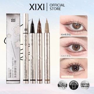 Xixi 0,01mm Bút kẻ mắt Bút dạng lỏng Matte Smooth Nhanh khô Chống thấm nước Bút kẻ mắt siêu mỏng Bút lông mi dưới Chống nhòe Trang điểm Hàn Quốc NO.D746