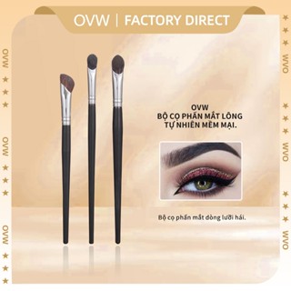 OVW Cọ trang điểm tạo khối mũi, mắt, chi tiết bằng lông dê tự nhiên LD-PS010203