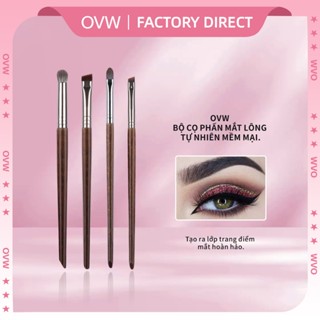 OVW Măt nít và kẻ mắt Bộ cọ trang điểm Kem che khuyết điểm 4 chiếc N48616374