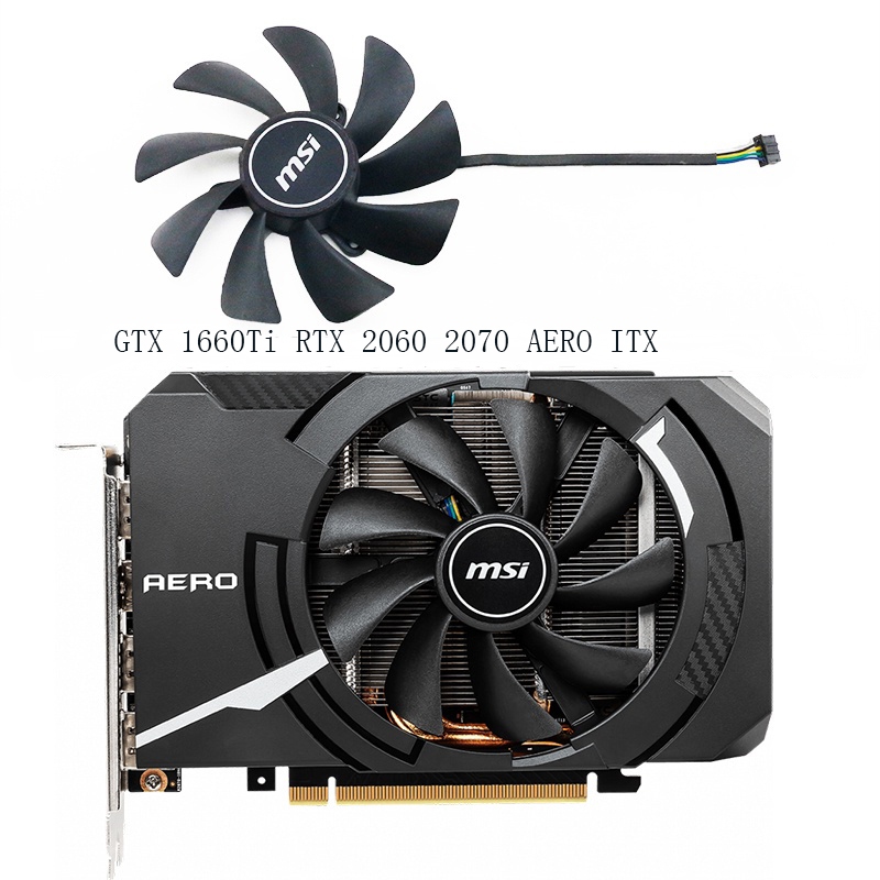 GTX Msi 1660 MSI RTX 2060 2070 3050 3060 AERO ITX Card Đồ Họa Quạt Làm Mát pxc6