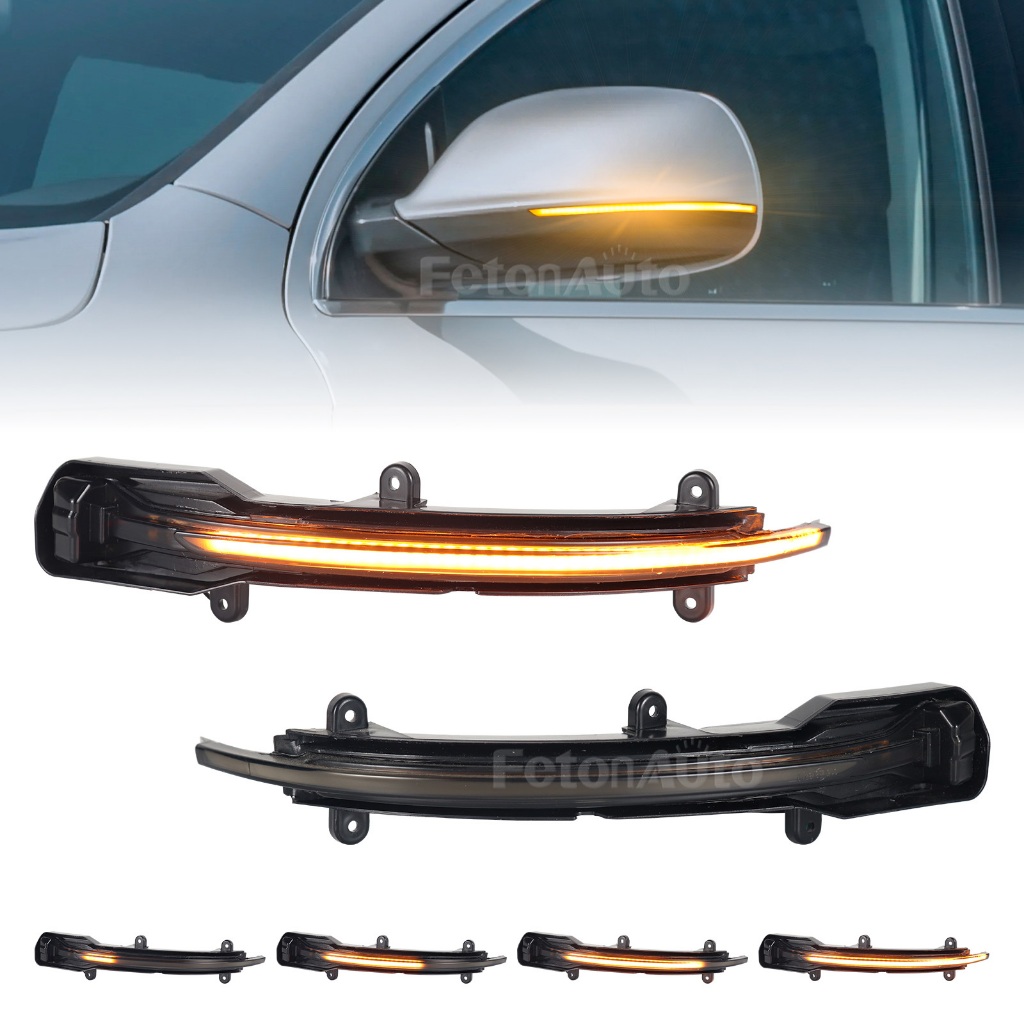 2 Chiếc Năng Động Biến Tín Hiệu LED Bật Tín Hiệu Gương Chiếu Hậu Đèn Báo Cho Xe Audi Q5 SQ5 8R Q7 4L