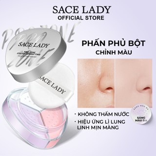  Phấn phủ SACE LADY Lì Hiệu Chỉnh Màu Kiểm Soát Dầu Lâu Dài Trang Diểm Mặt Chống Thấm Nước 