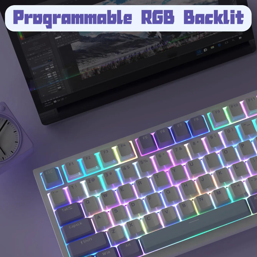 Bàn phím cơ có dây AK820 tùy chỉnh trò chơi Cấu trúc đệm Cấu trúc75 Cấu hình | BigBuy360 - bigbuy360.vn