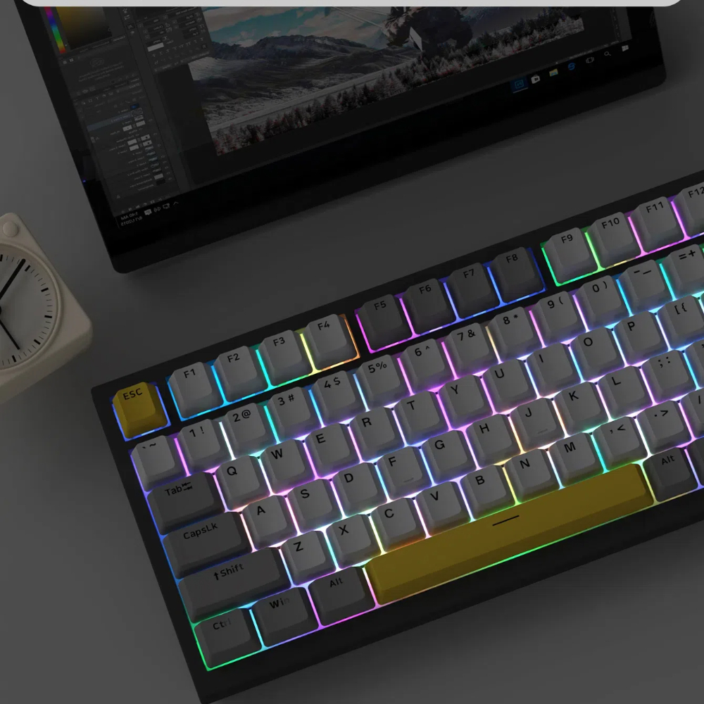 Bàn phím cơ có dây AK820 tùy chỉnh trò chơi Cấu trúc đệm Cấu trúc75 Cấu hình | BigBuy360 - bigbuy360.vn