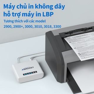 Máy chủ in không dây Xiiaozet tương thích với máy in Canon LBP (CAPT), Hỗ trợ Windows OS & In di động