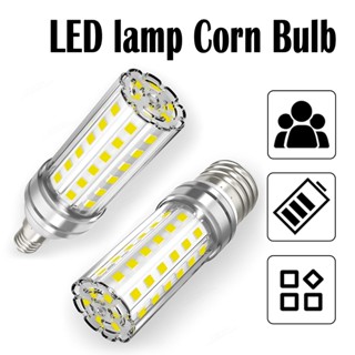 E14 E27 12W 16W 20W 24W Đèn Led Ngô Nhỏ Trắng 85-265V Công Suất Ấm Đèn Chùm Cao Bóng Đèn Phòng Thay Thế 50W Halogen SMD2835 Chip Trang Trí KHÔNG Nhấp Nháy Đèn Gia Đình