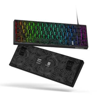 Bàn phím chơi Game kích hoạt nhanh WOMIER, Bàn phím cơ có dây 65% M68 HE V2 có công tắc từ tính cho trò chơi Máy tính xách tay Game thủ PC