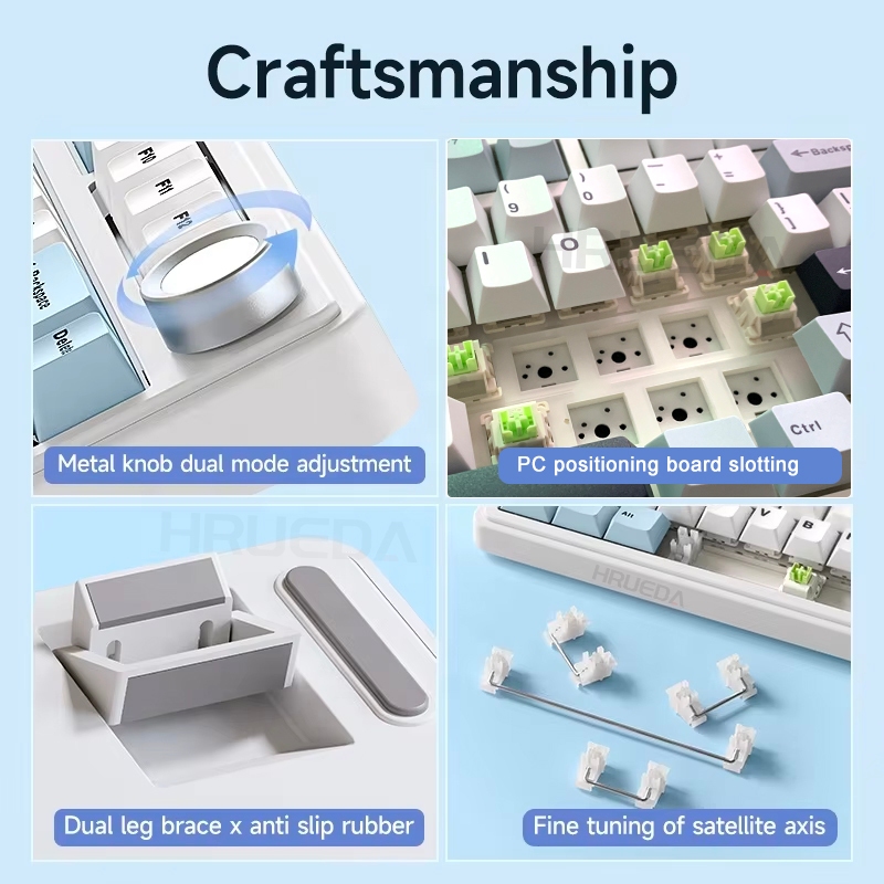 Bàn phím cơ đệm AULA F75 | Chế độ ba không dây | Chìa khóa có thể gập lại hoàn toàn nóng | Bố cục 75% | Chơi game / Thể thao điện tử / Văn phòng | BigBuy360 - bigbuy360.vn