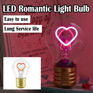 Vui Vẻ Edison Sáng Tạo Bóng Đèn Led Hình Trái Tim USB Sạc Hoa Cầu Vồng Chiếu Sáng Trang Trí Đầy Màu Sắc 5V Mini Di Động Tiết Kiệm Năng Lượng Mặt Cười Khí Quyển Đèn