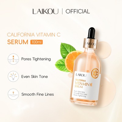 Laikou Vitamin C Serum Brightening Tightening Pores Essence Melanin 100ml