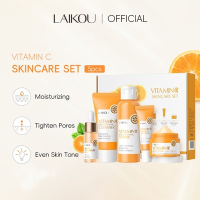 Bộ 5 Sản Phẩm Chăm Sóc Làm Sáng Da LAIKOU
