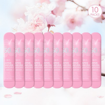 Kem chống nắng mặt LAIKOU Sakura SPF50 PA + + + Chống nắng nhẹ Chống tia cực tím Watery 5g