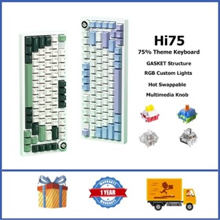 Bàn Phím Cơ Có Dây leobog hi75 75% rgb Chất Liệu Nhôm