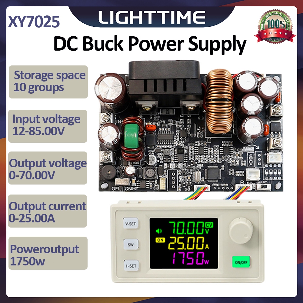 Bộ chuyển đổi Buck XY7025 70V / 25A / 1750W CC CV Bộ nguồn ổn định CNC Điều chỉnh điện áp và mô-đun 