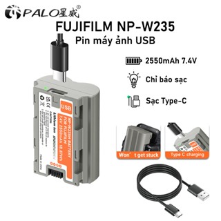 Pin máy ảnh PALO Fujifilm NP-W235 Sạc Type-C GFX50SII XT5 XH2 XS20 GFX100S XH2S GFX50S