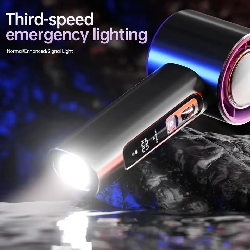 Quạt Cầm Tay Mini Làm Mát Nhanh VOZY 100 Mức Gió Hiển Thị Kỹ Thuật Số Pin 6000mAh Sử Dụng Lên Đến 12H | BigBuy360 - bigbuy360.vn