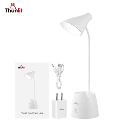 Đèn học Thunlit Target cho học sinh cắm USB Đèn bàn LED 8W có thể điều chỉnh độ sáng kèm giá đựng bút