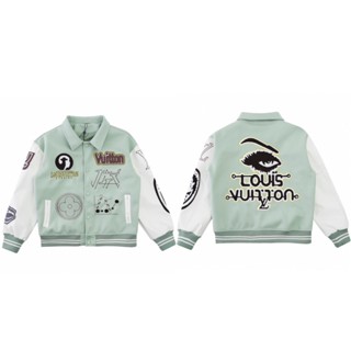 Thời Trang Mới Thêu Thường Ngày Rời Bóng Chày Đồng Phục Áo Khoác Nam Nữ