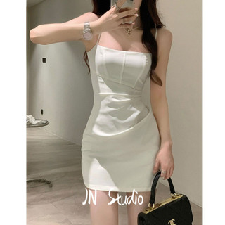 JN Studio váy Đầm váy nữ body đầm Stylish Fashion Vintage Hàn Phong WLQ2440RVK